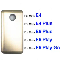 Rear Battery Door Housing Back Cover For Motorola Moto E4 E4 Plus E5 Plus E5 Play E5 Play Go Rear Back Battery Housing Case Part
