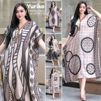 daster lowo jumbo ld 145 cm pb 115 cocok untuk busui dan Bumil Motif Rayon Kancing Dewasa tali dress