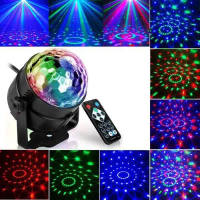 Đèn Karaoke 7 Màu 3D,Led Đảo  ,Siêu Sáng có giá Treo