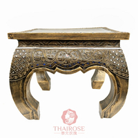 泰國家具 實木方桌東南亞特色供桌小茶桌餐桌 泰式家居飾品1入