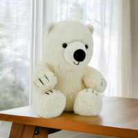 【歐比邁】北極熊娃娃 玩偶 30CM(12吋北極熊 0113031)