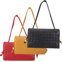 BOTTEGA VENETA 寶緹嘉  Trio 暢貨出清 [專櫃$83400] BV小羊皮編織包