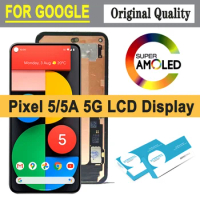 Original LCD Replacement for Google Pixel 5 GD1YQ GTT9Q Touch Screen for Google Pixel 5A 5G Display