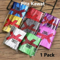 twist tie ukuran 8 cm pita kawat tali souvenir kawat ikat 1 pax isi 800 pcs