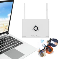 4G SIM WiFi Router 300Mbps Wireless Home Router with SIM Card Slot Wireless WiFi Hotspot 2 External Antenna 4G SIM Card Router
