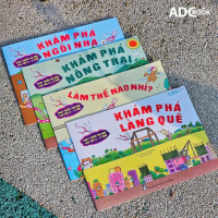 Sách - Phát triển trí não cho trẻ 2-5 tuổi (Cả bộ 4 cuốn) bìa mềm ADCBook