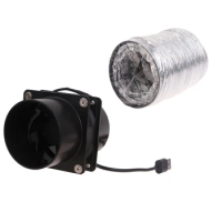 16FB USB 1 Speed Solder Smoke Absorber ESD Fume Extractor Fan Pipe Duct Exhuast Fan with 1/3/6M Pipe Tub Ventilation Fan