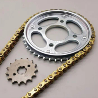 WUYANG WH150-2 CBF150-F RR150 Roller Motorcycle Chain With 39T/42T/44T 15T Front Rear Sprockets