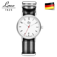 【Laco 朗坤】經典系列  包豪斯系列 Dresden 862074  40mm ｜德國錶 機械錶  軍錶  男/女錶