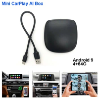 Auto Wireless CarPlay Adapter Applepie MINI AI Box Covert Original Wired CarPlay to Wireless Androidauto Car Navigator Dongle
