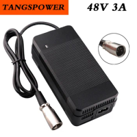 48V 3A Lead Acid Battery Charger For 57.6V Electric Scooters E- Bike Motorcycle Charger Fast Charging 4XLR With Connector