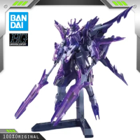 BANDAI Anime HGBF 1/144 GN-10000 Transient Glacier GUNDAM BUILD FIGHTERS TRY Assembly Plastic Model Kit Action Toys Figures Gift