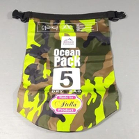 Tas pancing joran Anti Air STELLA OCEAN PACK 5 L / liter dry bag waterpoorf bag Pink