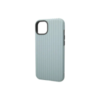 【Gramas】iPhone 14 Plus 6.7吋 Rib 軍規防摔經典手機殼(霧霾藍)