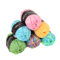 3pcs Gradient Yarn Knitting Crochet Yarn Crochet Scarf line DIY Knitting  Thread Hand-Woven Craft Yarn Crochet Thread Organic Cotton Yarn Color  Segment