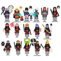 WM6105 WM6106 Building Blocks Toys Naruto Figurine Building Blocks Small Details Figurine Assemble T