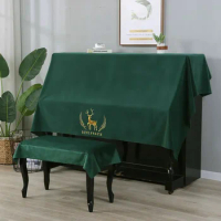 Nordic Luxury Piano Cover High-end Modern Simple Piano Towel Stool Cover Dust-proof Technology Electric Piano Cover