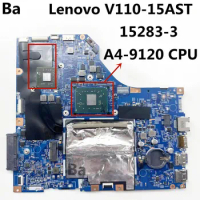 For Lenovo V110-15AST Laptop Motherboard 15283-3 With A4-9120U CPU 4GB RAM DDR3