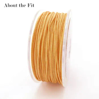 Nylon Cord 0.5mm Fashion Bracelet Braided Accessories Silk Bead Lacing Plastic Threads For Jewelry Making Macrame Cords