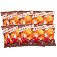 Bundle 10 packs Maicih Kripik Singkong Pedas Level 10