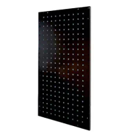 Metal Iron Pegboard Wall Organizer Pegboard Wall Panel Tool Parts and Craft Organizer for Garage Workbench Living Room