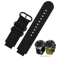 Convex Nylon Watchband For Casio PROTREK Series PRW-2500t/3500/5000/5100 PRG-270/500 Modified Waterproof Outdoor Sports Strap
