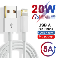 For APPLE USB Cable For iPhone 13 12 11 14 Pro Max XR X XS Max 6S 6 7 8 Plus iPad iPhone Charger Fast Charging Cable Accessories