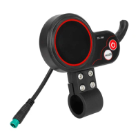 Electric Scooter SEALUP 5-Pin Multifunctional Throttle Switch with Three Speed Shift Power Display and Total Mileage LCD Meter
