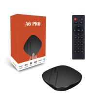 A6 PRO Smart Android TV Box Amlogic S905W2 Android 11 2GB 16GB 4K HD Voice Assistant TV Box Media Player SET-Top TV Box