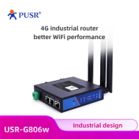 Industrial WiFi Enhanced lte VPN Cellular Router 2G/3G/4G Network With Sim Card Slot EMEA &amp; APAC/Europe USR-G806w-E