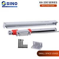 SINO KA-200 Mini Linear Scale KA-200 300 310 320 330 340 350 360mm 0.005mm TTL 16*16mm Thin Optical Encoder Line