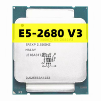 ใช้ Xeon E5 2680 V3โปรเซสเซอร์ SR1XP 2.5Ghz 12 Core 30MB ซ็อกเก็ต LGA 2011-3 CPU E5 2680V3 CPU จัดส่งฟรี
