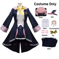 Phim hoạt hình lang thang phù thủy cuộc hành trình của elaina cosplay trang phục elaina đồng phục đầ