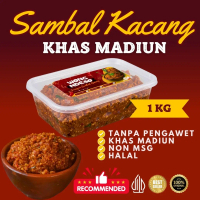 Sambel Kacang Khas Madiun 1KG Wong Ndeso Alami Tanpa Bahan Pengawet