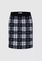 Urban Revivo Plaid Knit Skirt
