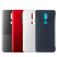 For Oneplus 6 Glass Battery Door Case Back Cover Rear Phone Housing Case For One Plus 6 Replacement Parts For Oneplus 6