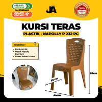Kursi Makan Plastik Napolly NP 232 PC / Santai Outdoor Dove Rotan Murah Berkualitas Palembang