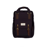 Doughnut Macaroon Crinkle Nylon Purple Tas Ransel Unisex D010-0071-F