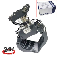 K970 102 Hydraulic Grapple 270° Rotation Metal Model for 1/14 RC Hydraulic Excavator DIY Upgrade Parts Fixture