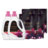 《台塑生醫》BioLead經典香氛洗衣精 紅粉佳人＊(2瓶+4包)