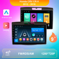 For Honda CRV CR-V 2012 - 2016 Car Radio Player Android 10.0 IPS 4 / 8 Core Stereo Head Unit DSP Carplay NO 2din 8G 128G