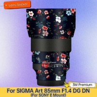 For SIGMA Art 85mm F1.4 DG DN for SONY E Mount Lens Sticker Protective Skin Decal Film Protector Coat ART85 F/1.4 DGDN