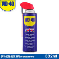 【WD-40】多功能除銹潤滑劑附專利型活動噴嘴 382ml(WD40)