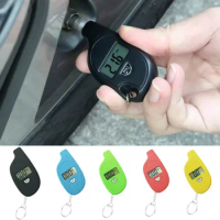 Car Accessories Keychain Digital Display Tire Pressure Gauge Portable Auto Inspection Tool Cars Tire Pressure Monitor Hot Sell