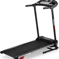 SereneLife Folding Treadmill - Foldable Home Fitness Equipment with LCD- Preset and Adjustable Programs - Bluetooth Connectivity