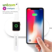 Airpower For iWatch 2 3 4 QI Wireless Charger For iPhone X 8 8plus Quick Fast Charging Pad For Apple Watch Sumsang S9 S8 S7 S6