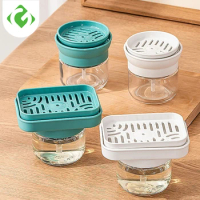 Automatic Liquid Soap Dispensers Soap Box Sponge Kitchen Dishwasher Manual Press Detergent Container Organizer Kitchen Gadgets