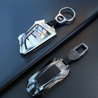 For BMW 3 5 Series X1 X3 X4 X5 X6 G20 G30 G05 G01 G02 Zinc Alloy Silver Car Key Case Keyless Cover Key Shell Car Accessories