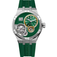 【Maurice Lacroix 艾美錶】AIKON MASTER 大日期機械錶 套錶 附贈皮革錶帶-45mm(AI6118-SS00B-630-5)