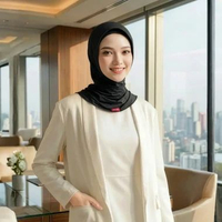 Zoya Bergo Kerudung Hijab Instant Office Semua Ukuran Black
